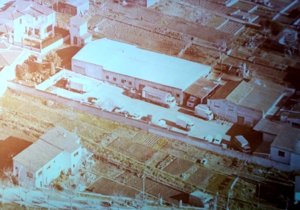 Vista aèria de les instal·lacions d’Abras